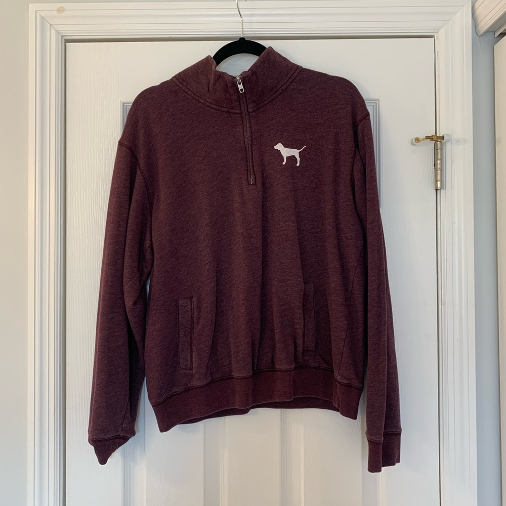 Victoria’s Secret love pink quarter zip